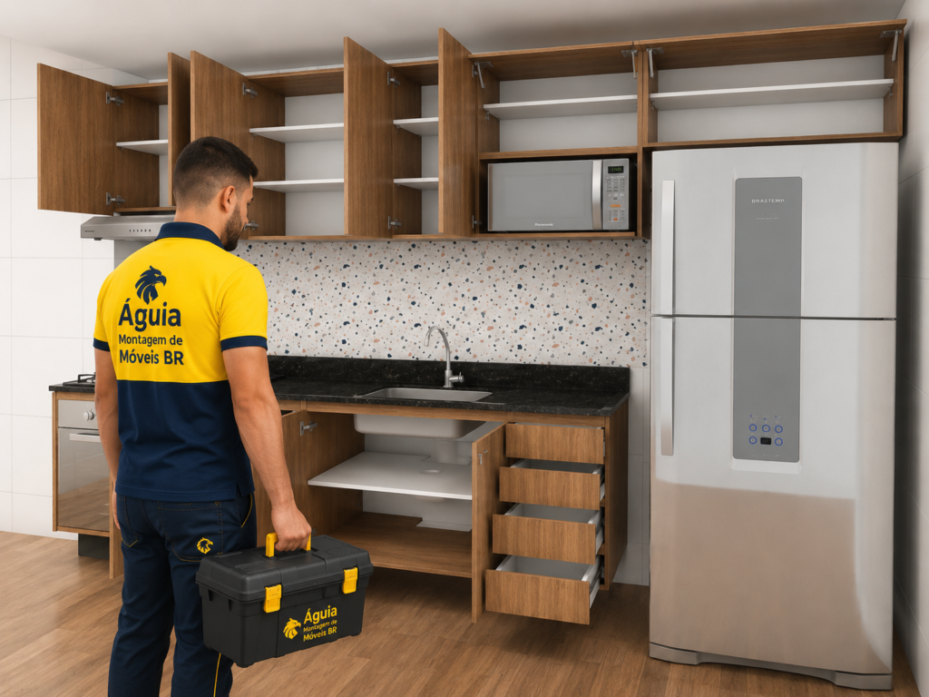 Águia Montagem de Móveis BR - Montagem de móveis de cozinha em Barueri
